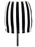 DGNY Stripes Black Casual Skirt Size M - photo 2