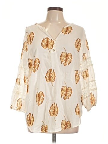 Liz Claiborne 3/4 Sleeve Blouse (view 1)