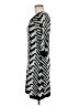 Jonathan Martin Chevron-herringbone Silver Casual Dress Size M - photo 5