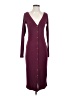WAYF Solid Burgundy Casual Dress Size S - photo 1