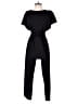 DKNY Solid Black Jumpsuit Size 2 - photo 1