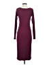 WAYF Solid Burgundy Casual Dress Size S - photo 2