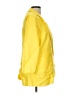 MICHAEL Michael Kors 100% Linen Yellow Blazer Size 10 - photo 4