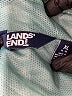 Lands' End 100% Polyester Print Blue Windbreaker Size 14 - 16 - photo 3