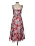 Talbots 100% Cotton Tropical Red Cocktail Dress Size 2 - photo 2