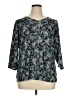 Gloria Vanderbilt Teal 3/4 Sleeve Blouse Size XL - photo 1