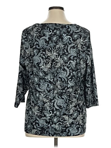 Gloria Vanderbilt 3/4 Sleeve Blouse (view 2)