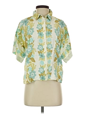 Ann Taylor LOFT Short Sleeve Blouse (view 1)