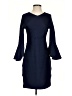 Shoshanna Solid Blue Cocktail Dress Size 4 - photo 1