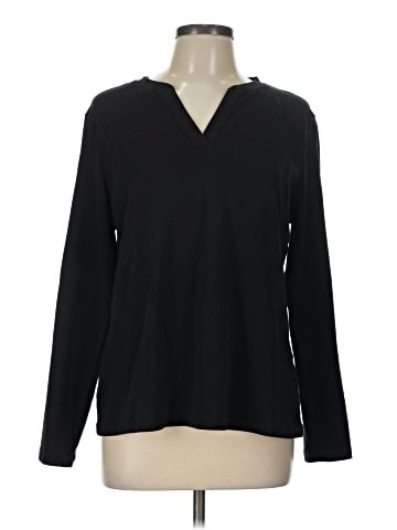 Isaac Mizrahi LIVE! Long Sleeve Top (view 1)
