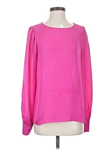 J.Crew Long Sleeve Silk Top (view 1)