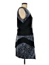 BCBGMAXAZRIA Graphic Blue Cocktail Dress Size 12 - photo 4