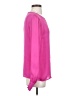 J.Crew 100% Silk Pink Long Sleeve Silk Top Size 4 - photo 4