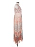 Soft Surroundings 100% Polyester Paisley Orange Casual Dress Size S - photo 4