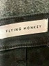 Flying Monkey Black Denim Shorts Size 28 waist - photo 3