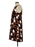 Alfani 100% Polyester Graphic Brown Casual Dress Size 10 - photo 5