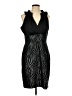 Donna Ricco Black Cocktail Dress Size 12 - photo 1