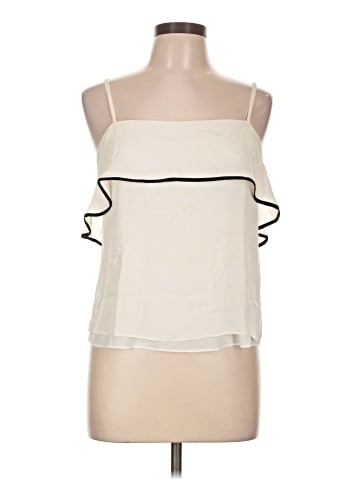 Alice + Olivia Sleeveless Silk Top (view 1)