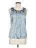 Boden Silver Sleeveless Blouse Size 6 - photo 1