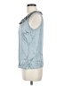 Boden Silver Sleeveless Blouse Size 6 - photo 5