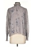 Wilfred 100% Polyester Gray Long Sleeve Blouse Size S - photo 1