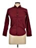 Van Heusen Solid Burgundy Long Sleeve Button-Down Shirt Size 10 - photo 1