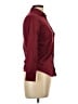 Van Heusen Solid Burgundy Long Sleeve Button-Down Shirt Size 10 - photo 4