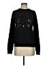 Bow & Drape Graphic Black Sweatshirt Size S - photo 1
