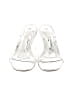 Larroudé White Gray Sandals Size 6 1/2 - photo 2