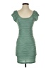 Timing Solid Green Cocktail Dress Size S - photo 1