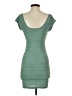 Timing Solid Green Cocktail Dress Size S - photo 2