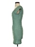 Timing Solid Green Cocktail Dress Size S - photo 5