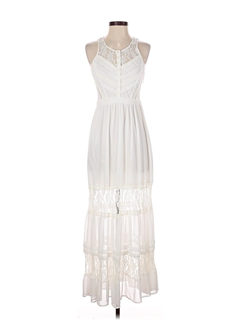 Pre-owned Kimchi Blue Casual Dress In White