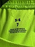 Under Armour 100% Polyester Graphic Green Athletic Shorts Size 7 - photo 3