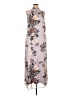 Chetta B 100% Polyester Floral Gray Casual Dress Size 10 - photo 1
