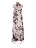 Chetta B 100% Polyester Floral Gray Casual Dress Size 10 - photo 2
