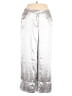 Vince Camuto 100% Polyester Metallic Silver Casual Pants Size 12 - photo 1