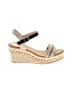 G.C. Shoes Gold Wedges Size 9 - photo 1