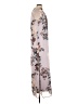 Chetta B 100% Polyester Floral Gray Casual Dress Size 10 - photo 4