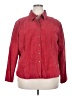 Live A Little 100% Leather Red Blazer Size 2X - photo 1