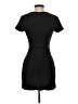 Aqua 100% Polyester Solid Black Casual Dress Size XS - photo 2