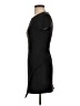Aqua 100% Polyester Solid Black Casual Dress Size XS - photo 5