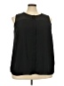 T Tahari 100% Polyester Black Sleeveless Blouse Size 3X - photo 1