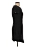 Aqua 100% Polyester Solid Black Casual Dress Size XS - photo 4