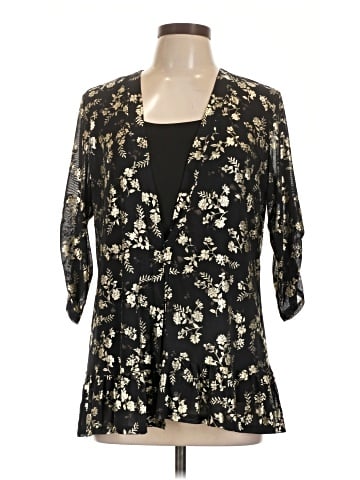 Sara Michelle 3/4 Sleeve Blouse (view 1)