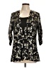 Sara Michelle Black 3/4 Sleeve Blouse Size L - photo 1