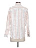 L.L.Bean 100% Linen Stripes Pink Long Sleeve Button-Down Shirt Size XS - photo 2