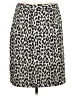 Talbots Animal Print Gray Casual Skirt Size 14 - photo 1