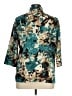 Alia Print Teal 3/4 Sleeve Blouse Size 14 - photo 2