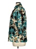 Alia Print Teal 3/4 Sleeve Blouse Size 14 - photo 5